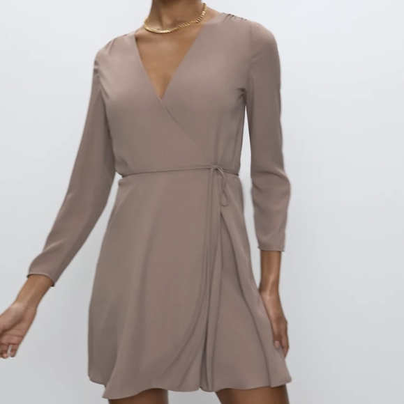 Aritzia Babaton Optima Dress in Shadow Mauve Size L - Picture 3 of 14